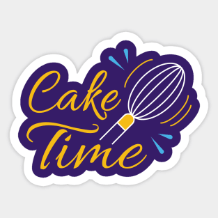 Cake time - cake lover Sticker